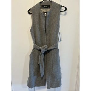 Zara Sleeveless Peacoat Grey XS